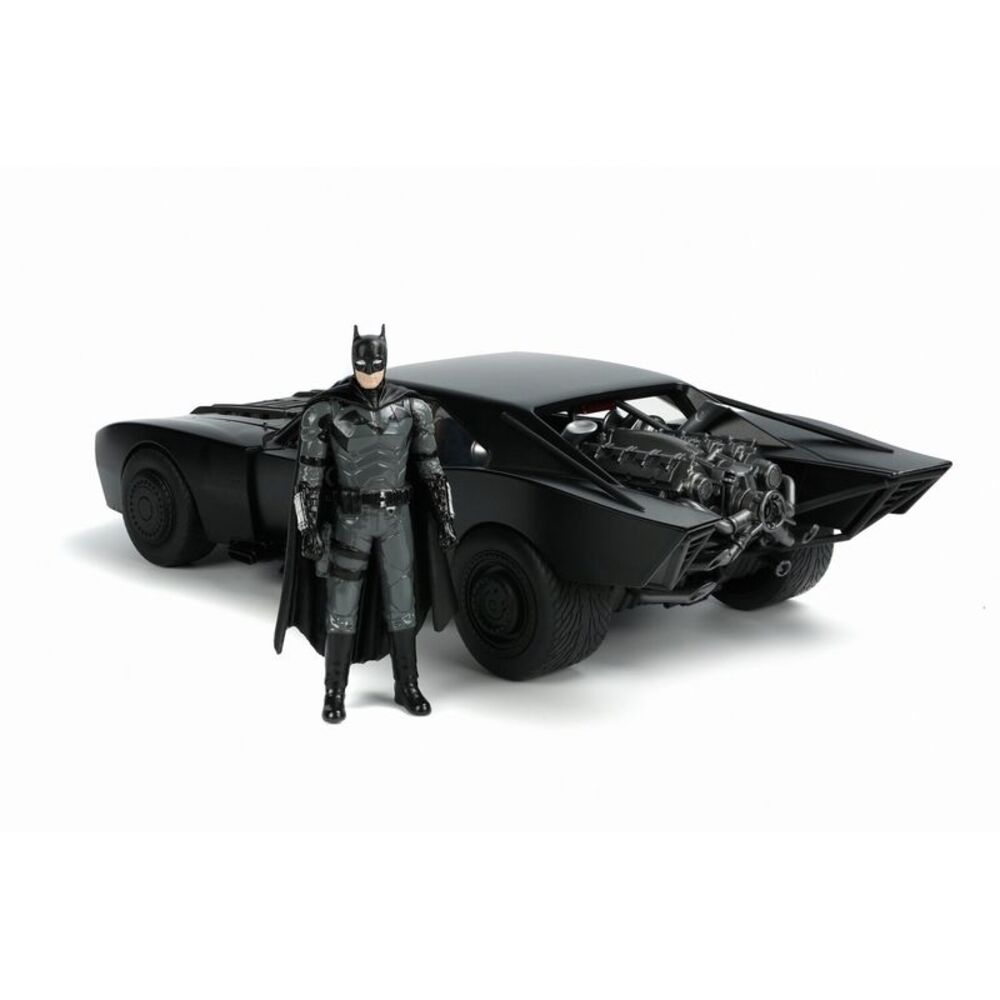 Jada Toys - 1:18 2022 The Batman Batmobile with Batman  COLLECTABLES